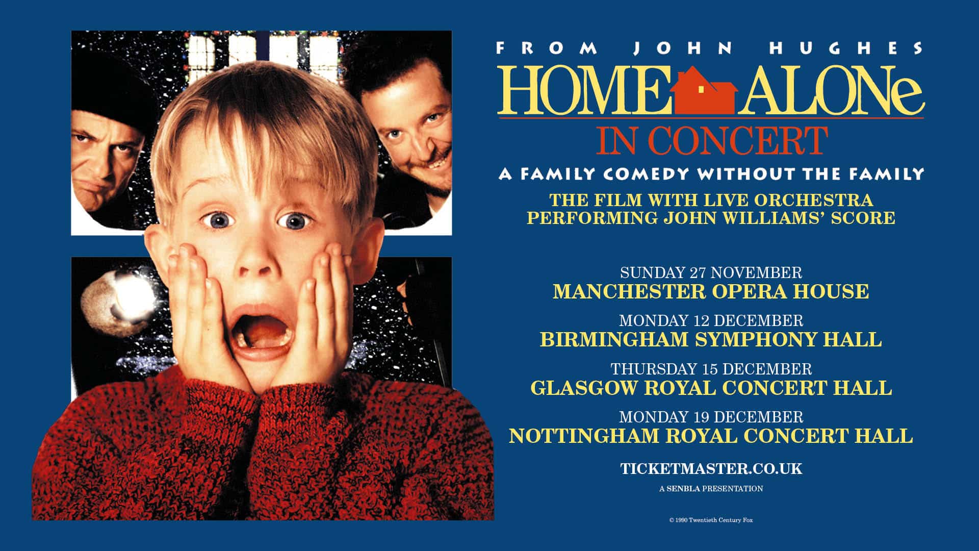 Home Alone in Concert UK Tour 2022 The Music Agency